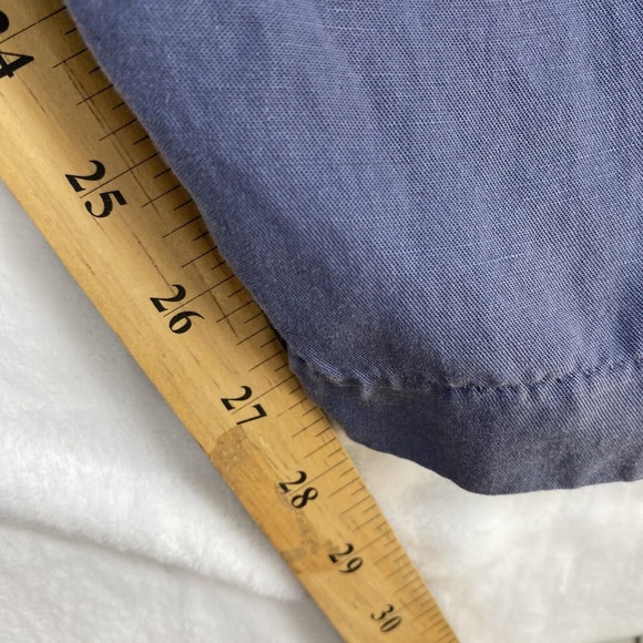 Torrid High Rise Taper Pants Women Sz 24 Purple Lyocell Linen Blend‎ - Picture 6 of 11